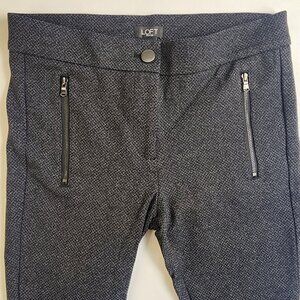 Womens Loft Petites 6P Marisa Skinny Ankle Black Classic Stylish Preppy Office